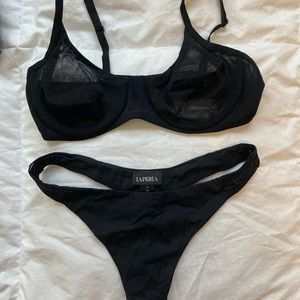 NWOT La Perla Matching Bra & Panties Set